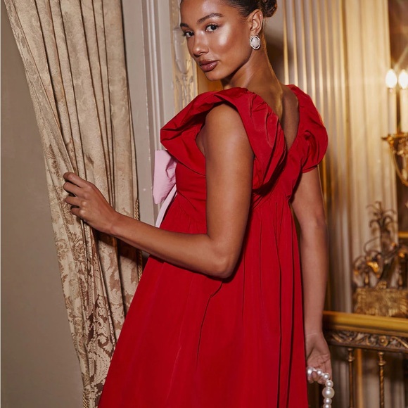 VICI All Wrapped Up Bow Babydoll Mini Dress - Picture 6 of 6